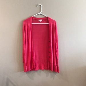 Pink cardigan